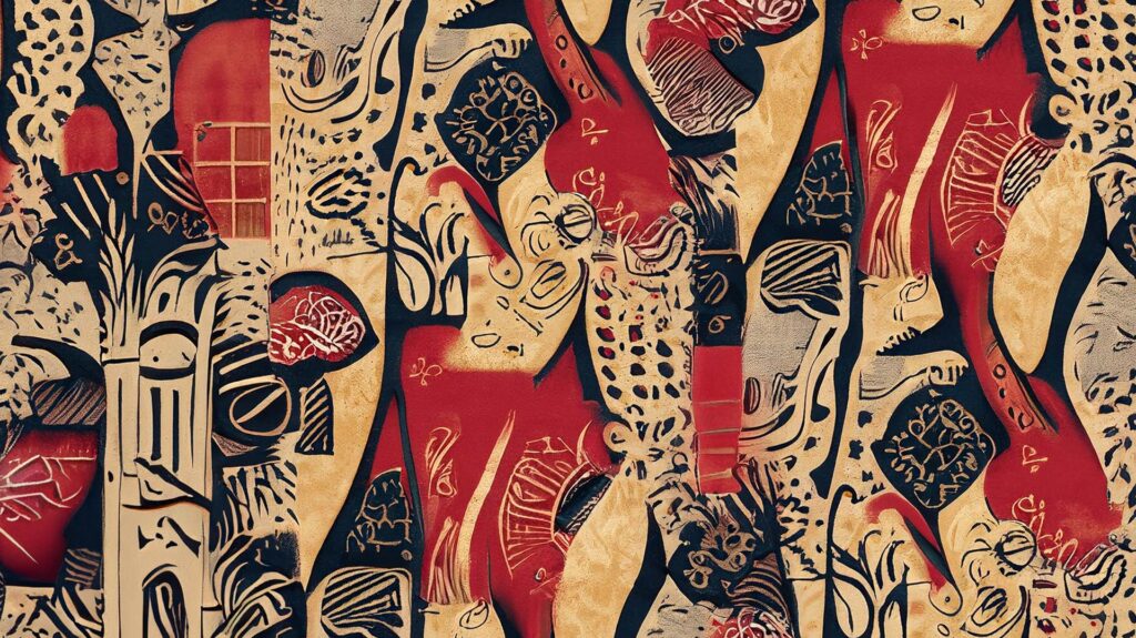 African Echoes, textile pattern 